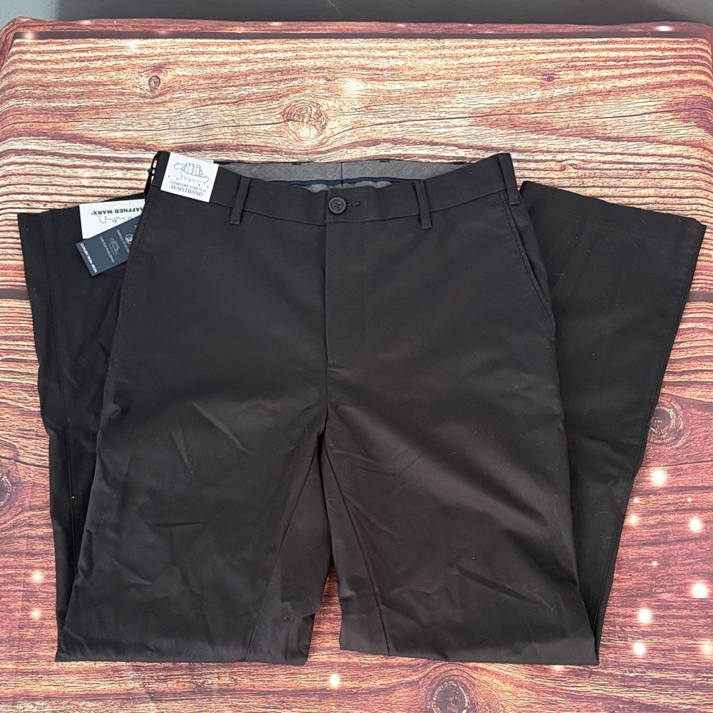 Hart Schaffner Marx Men's Black Dress Pants 30x30